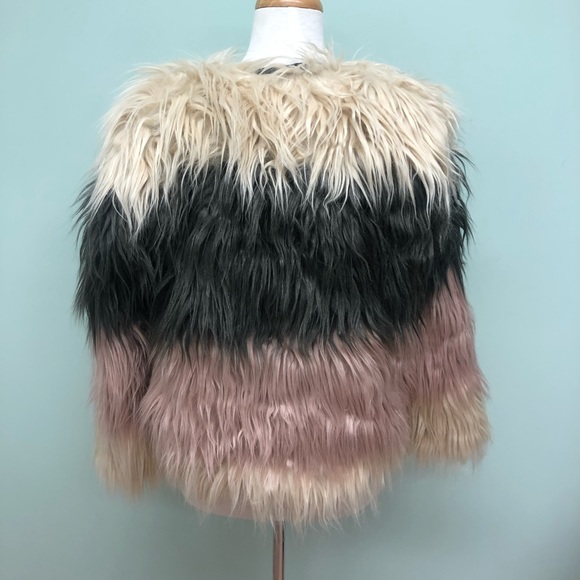 Pia Rossini | Callaghan Coat | Colour-block | Ivory, Grey, Blush | Various Sizes - Picture 3 of 4